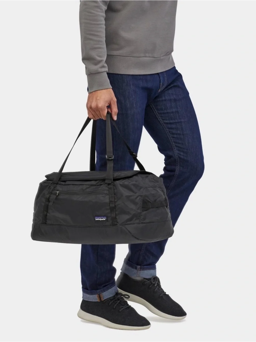 Patagonia Ultralight Black Hole Duffel Bag Backpack Black Packable Travel 30L